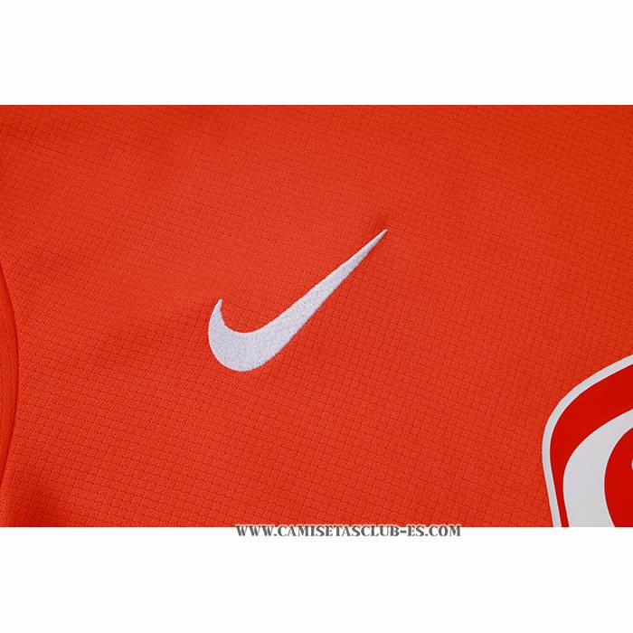 Chandal del Brasil 25-26 Manga Corta Naranja - Pantalon Corto